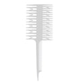 Professional Hair Comb Hair Dyeing Highlight Hair Brush Fish Wide Tooth Zone Comb Barber Hairdressing Comb Hair Styling Tool HIP WHITE