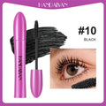 10 Color Waterproof Volumizing Mascara Smudge-Proof Curling Long-Lasting Sapphire Blue Pink Mascara for Bold Eye Look Cosmetics HIP 10