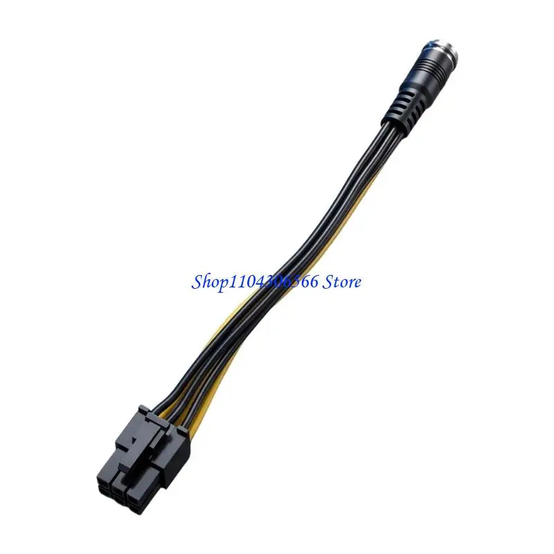 18AWG DC5525 to 6+2 Pin PCIe GPU Power Converter Cable PCIe Power Cable HIP 6PIN 15cm CN