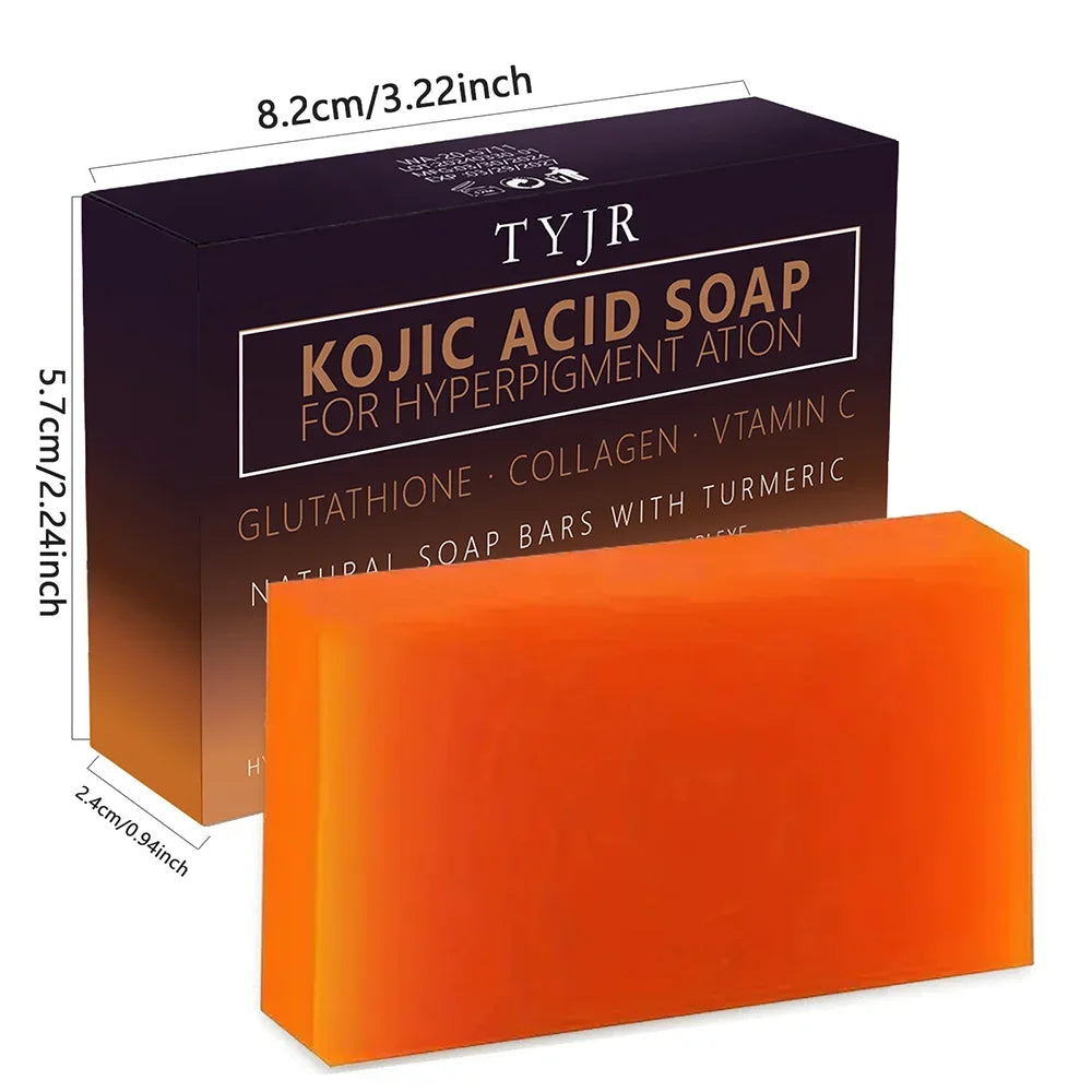 Turmeric Kojic Acid Soap – Brighten, Cleanse & Exfoliate Brightening Soap Bar HIP