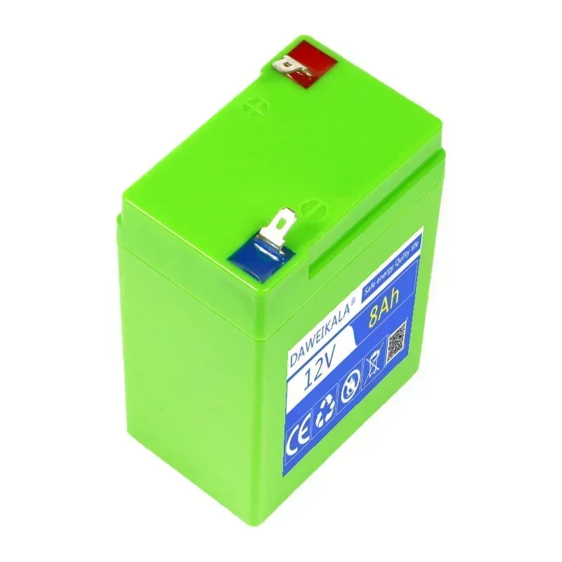 DAWEIKALA 12V 8Ah Li-Ion Battery Pack – 1200+ Cycle Life Lithium Battery Pack HIP