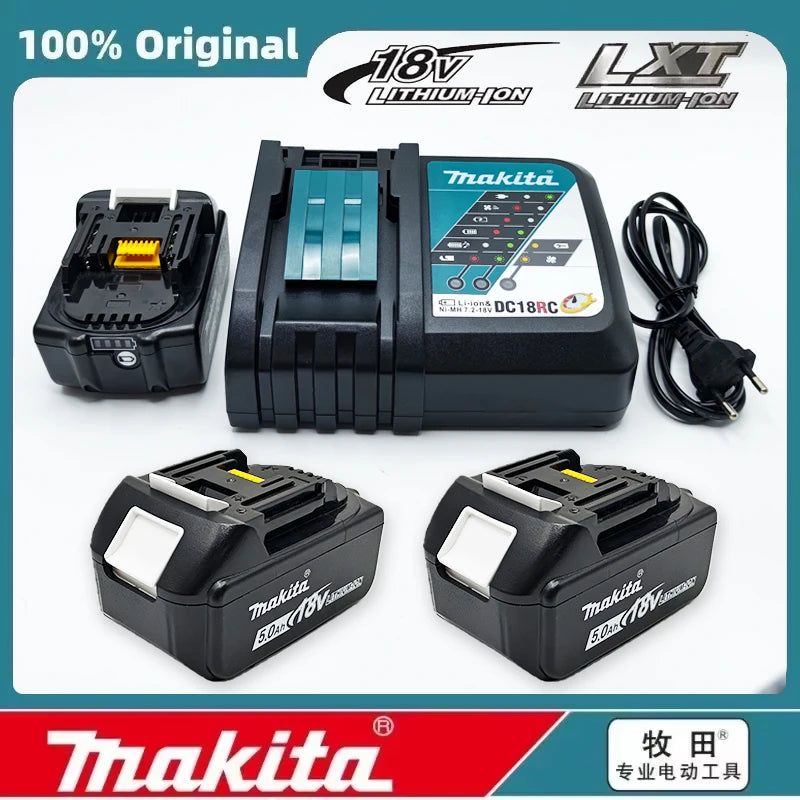 Makita 18V 5Ah BL1850B Li-Ion Battery – Fits BL1860 BL1840B Power Tool Battery HIP