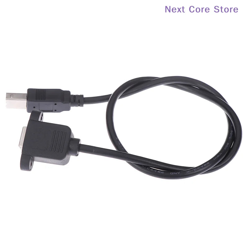 USB 2.0 Panel Mount Extension Cable – Type B Male to Female USB Extension Cable HIP