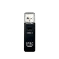 USB 3.0 SD & TF Card Reader – High-Speed Dual Slot Adapter USB Card Reader HIP USB2.0 Black