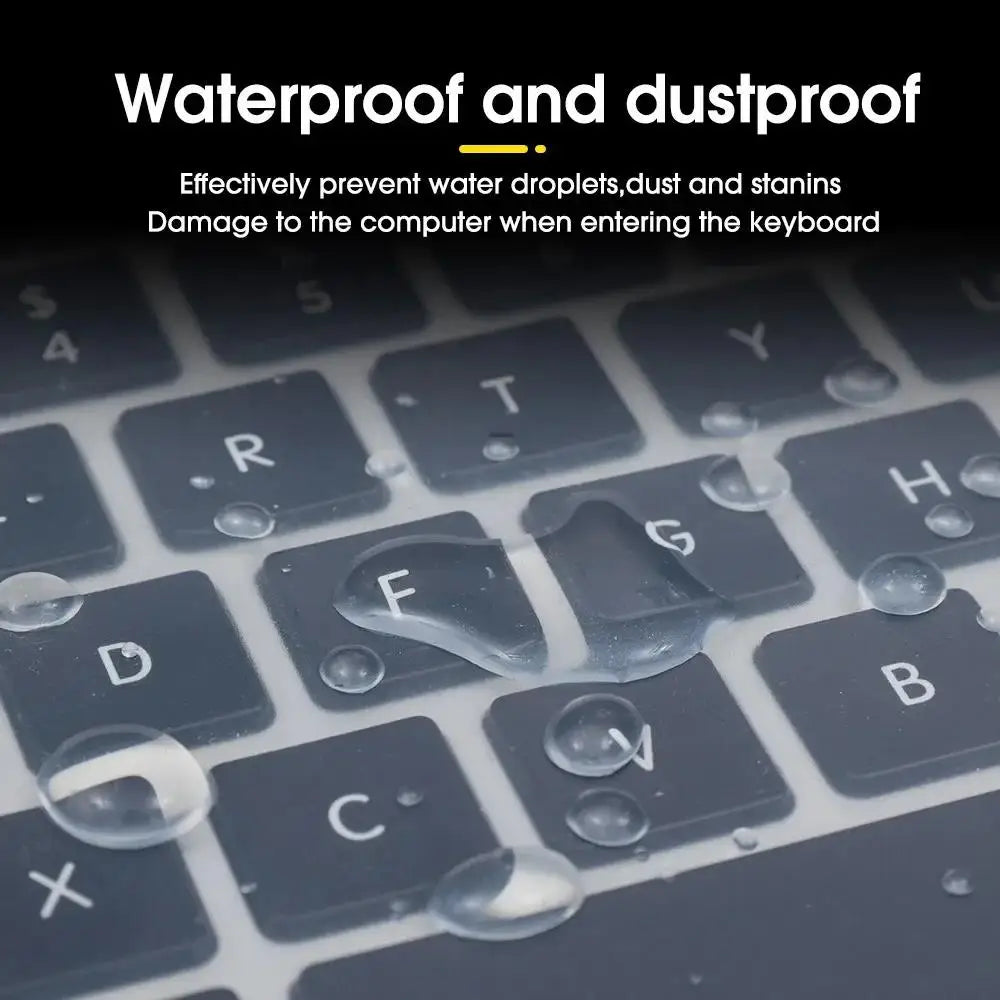 Universal Silicone Laptop Keyboard Cover – Waterproof, 13–17" Keyboard Cover HIP