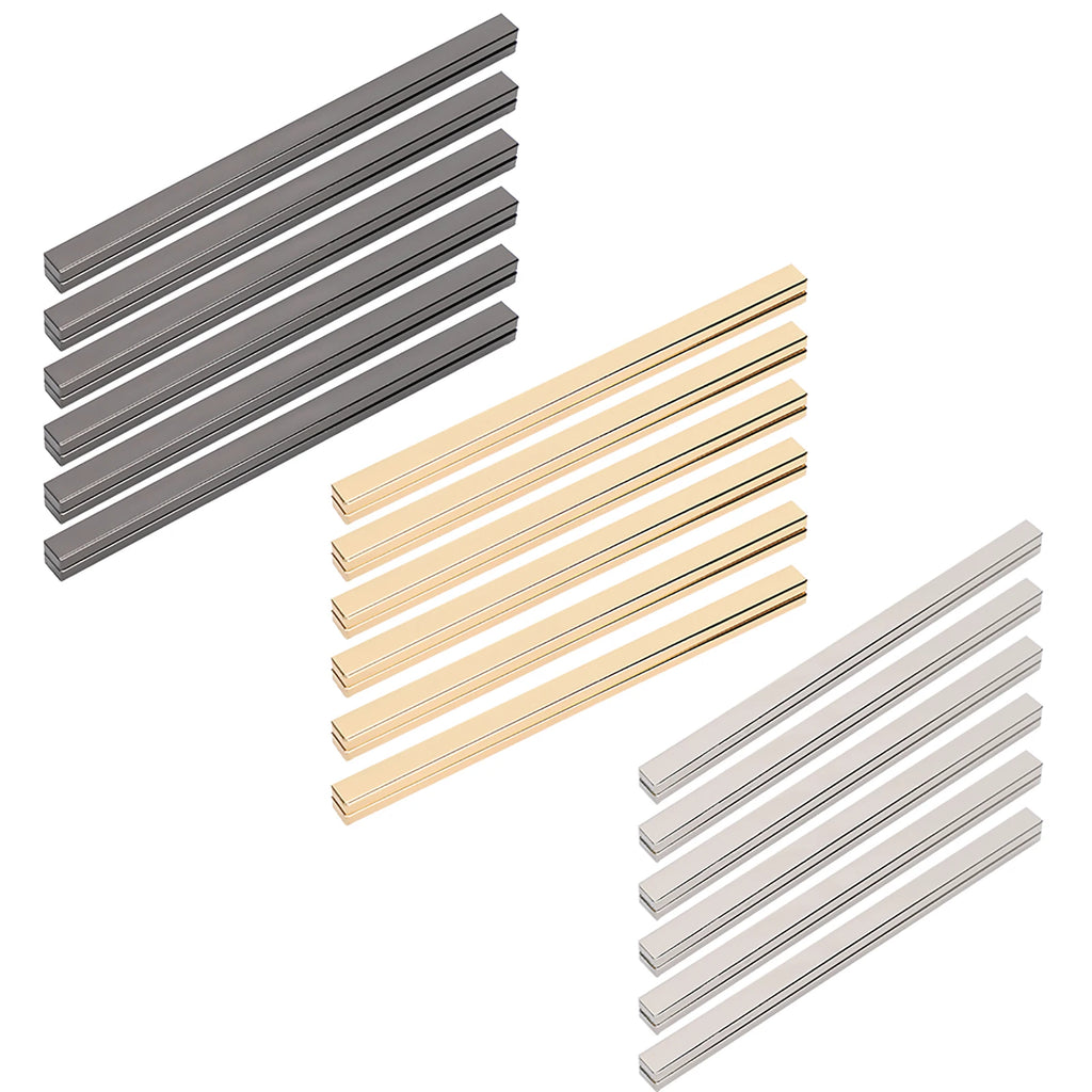 6pcs Metal Wallet Frame Straight Side Bag Supplies Hardware Accessories Iron Lightweight 19cm Bag Supplies Hardware Accessories HIP