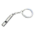 Titanium Emergency Whistle Loud Portable Keychain Necklace Whistle EDC Keyring for Emergency Survival Outdoor Hiking Camping HIP C