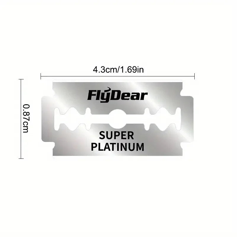 Double Edge Safety Razor Blades – Stainless Steel DE Blades Safety Razor Blades HIP