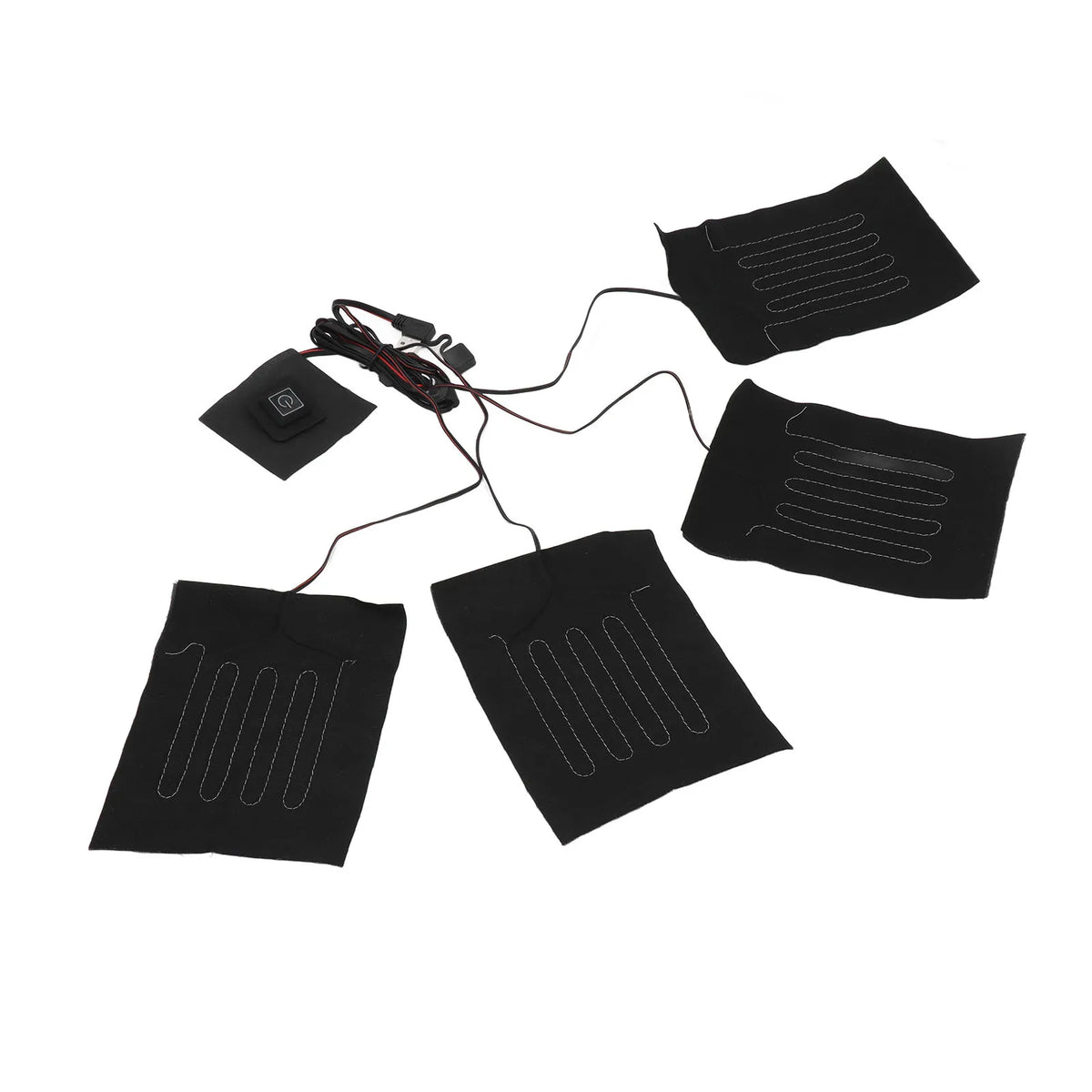 Jacket Warmer Pad 3 Gears Waterproof 5V 2A Uniform Heating Composite Heating Cloth Heater for Warm Gloves HIP