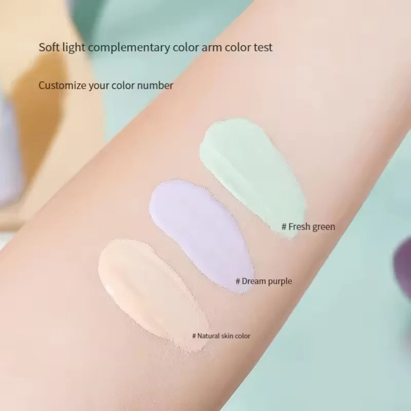 HISYI Three-Color Makeup Primer – Brighten & Correct Skin Makeup Primer HIP