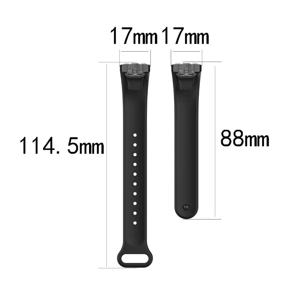 Silicone Replacement Watchband for Samsung Galaxy Fit SM-R370 Smartwatch Band HIP