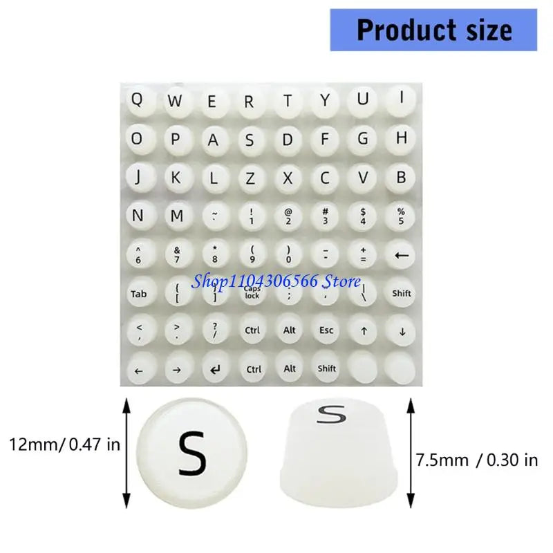 Nail-Friendly Silicone Keycap Extenders – 64 Pcs Set Keycap Extenders HIP