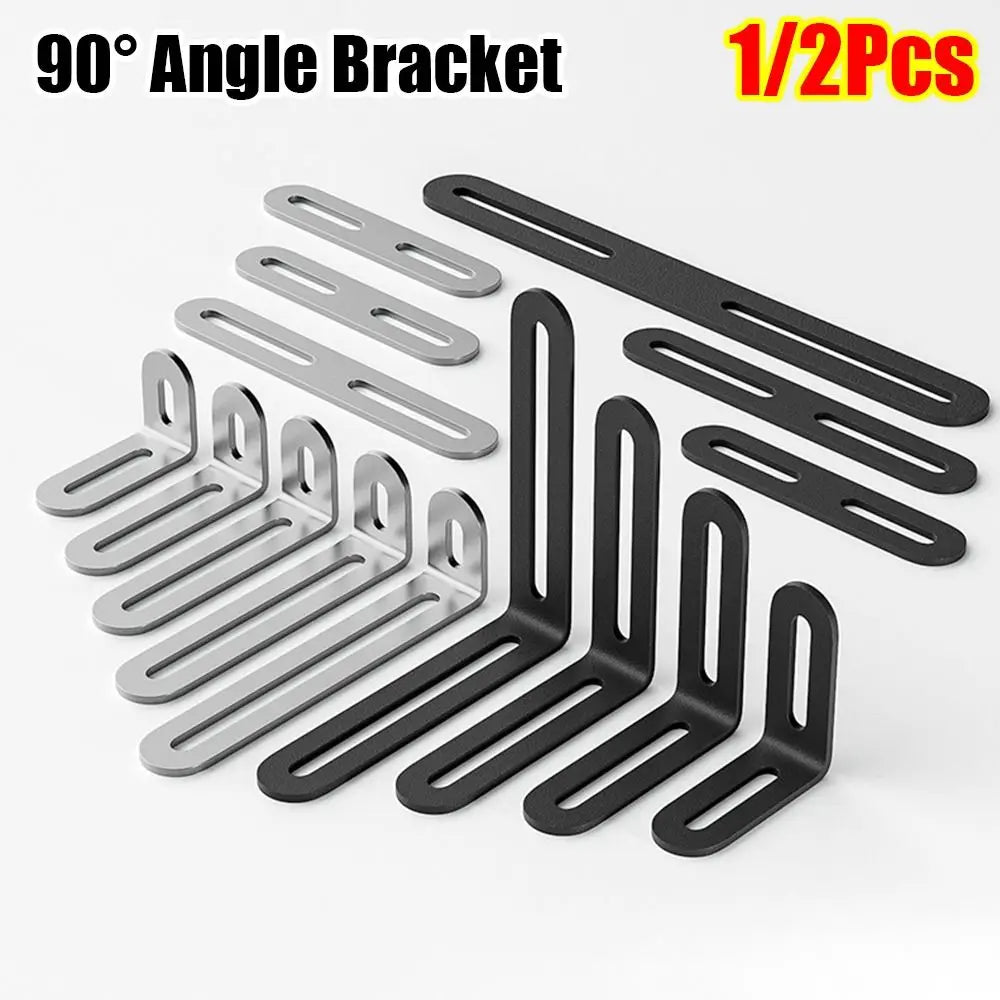 Stainless Steel 90° Angle Bracket L-Shape Corner Brace | 1-2 Pcs Corner Brace Bracket HIP