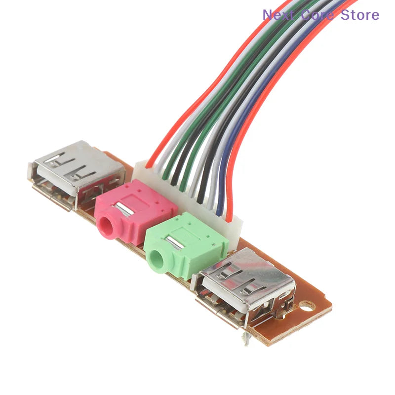 PC Case Front Panel USB Audio Port – Mic & Headphone Cable Front Panel Cable HIP
