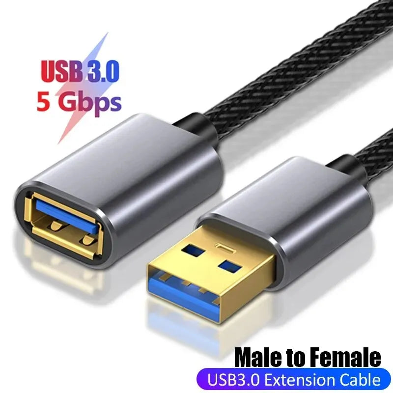 USB 3.0 Male to Female Extension Cable – 5Gbps SuperSpeed USB Extension Cable HIP