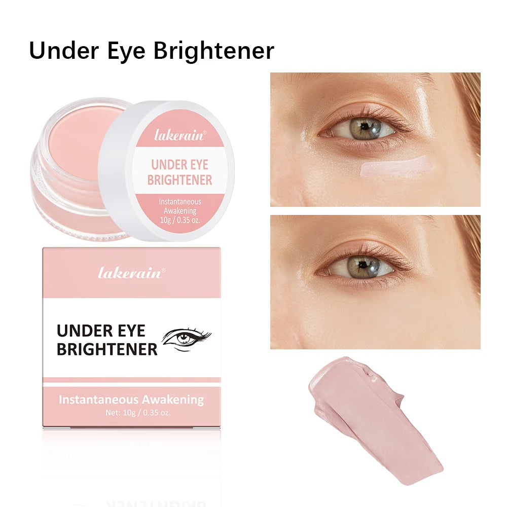 Lakerain Eye Brightening Concealer Cream Nourishing Hydrating & Concealing Coverage Formula Color Correcting Cream Care Makeup HIP 1pcs