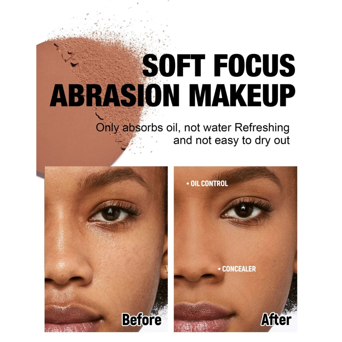 Handaiyan Matte Pressed Setting Powder – Oil Control & Waterproof Pressed Setting Powder HIP