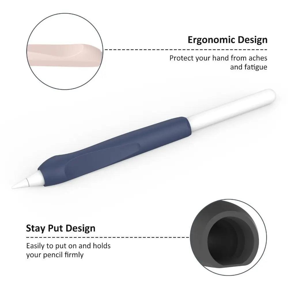 Silicone Pen Grip Cover for Apple Pencil Pro & 2nd Gen Stylus Grip Cover HIP