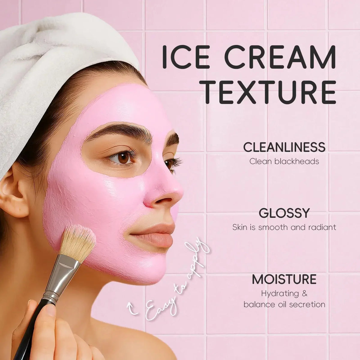 LAIKOU Sakura Eggplant Mud Mask 10pc – Pore Minimizer Clay Mud Face Mask HIP