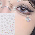 1Pcs 3D Acrylic Diamond Stickers Butterfly Crystal Patch Face Paste Stage Makeup Rhinestones Jewelry Mermaid Pearl Tattoo Tools HIP 5156 Rose