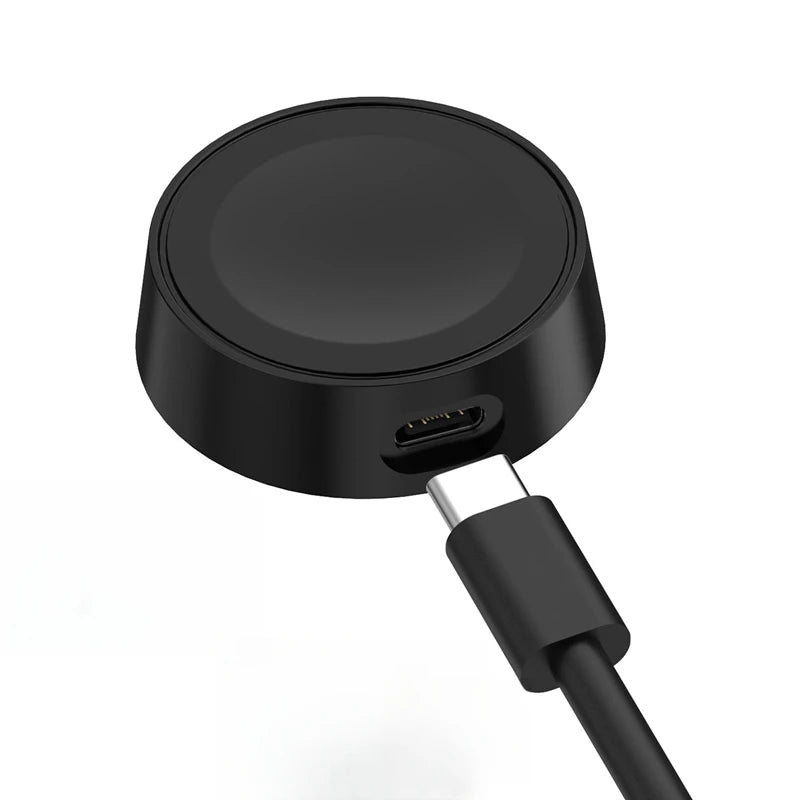 Portable Wireless Charger Dock for Samsung Galaxy Watch – Type-C Smartwatch Charger Dock HIP Black