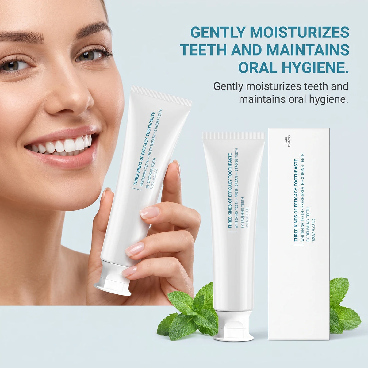 Fresh Mint Toothpaste – Daily Oral Cleaning & Breath Care 120g Mint Toothpaste HIP