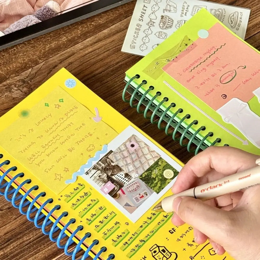 Colorful Hardcover Coil Notebook – Planner & Notepad Spiral Notebook HIP