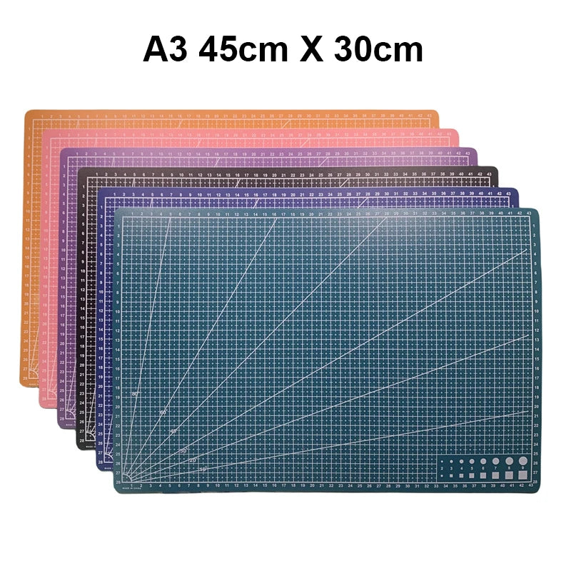 PVC Craft Cutting Mat A3 A4 A5 – Workbench Protective Pad Craft Cutting Mat HIP