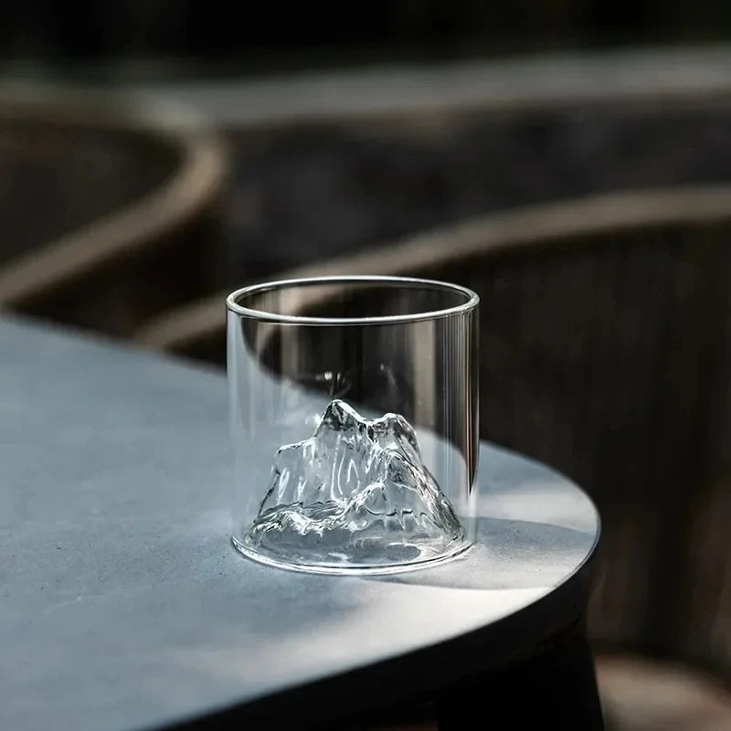 Mountain Glass Cups 150ml/300ml – Heat Resistant Drinking Glass Glass Drinkware HIP