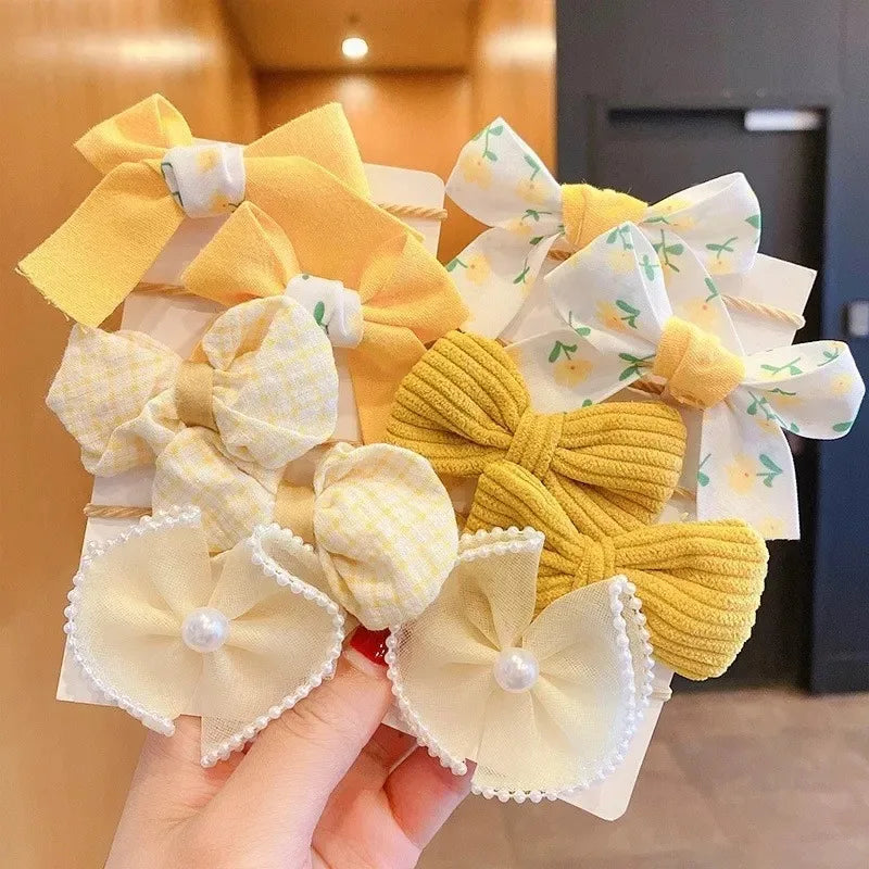 10-Pack Girls' Scrunchies & Elastic Hair Bands – Kids Kids Hair Scrunchies HIP