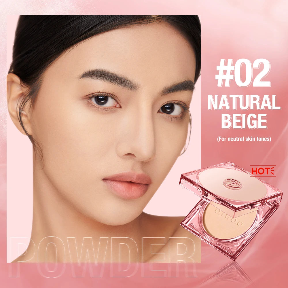 O.TWO.O Oil Control Setting Powder – 24H Matte SPF30 Compact Setting Powder HIP 02 NATURAL BEIGE