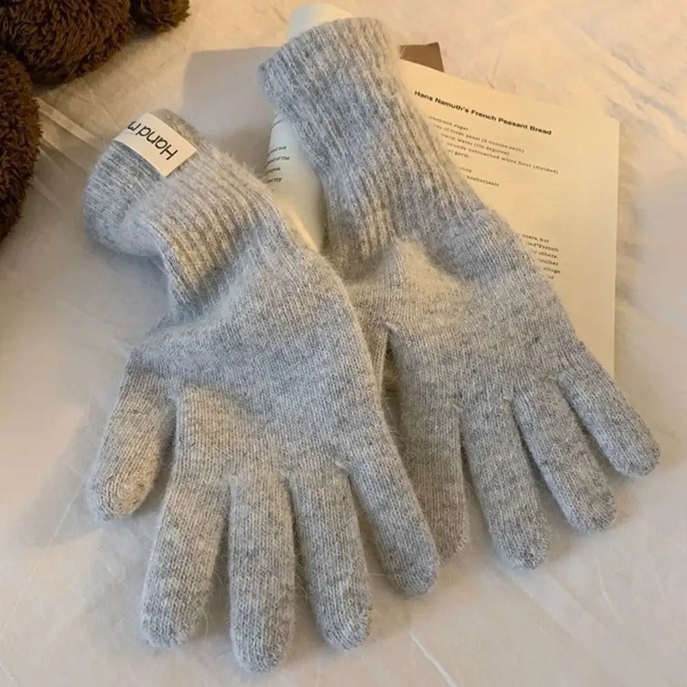 Women's Knit Touch Screen Winter Gloves – Candy Colors Winter Knit Gloves HIP