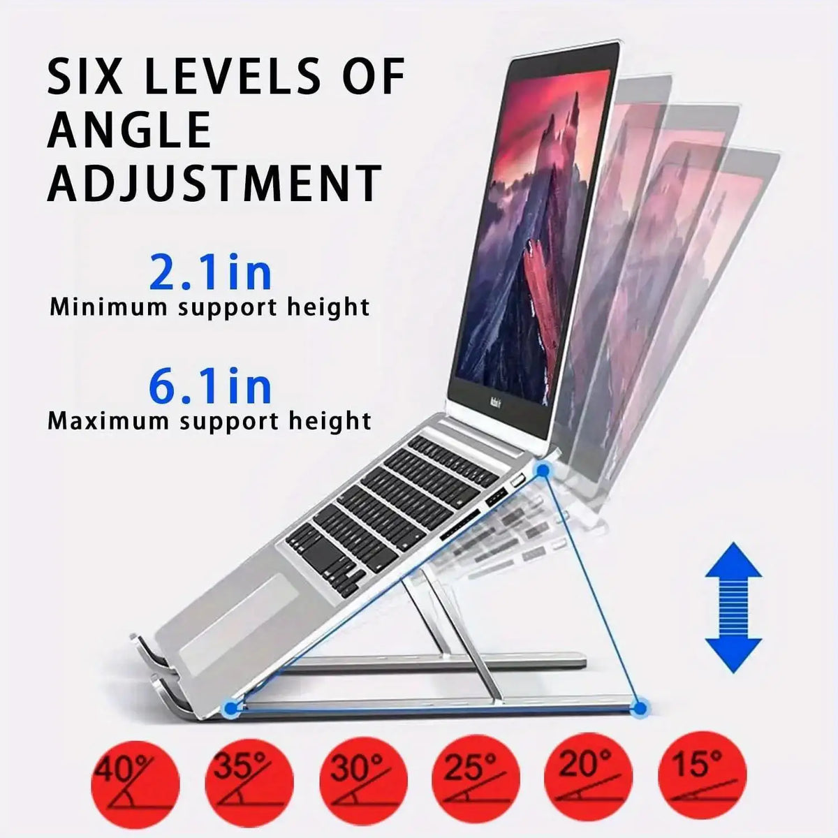 Foldable Aluminum Laptop Stand for MacBook & Notebooks Laptop Stand HIP