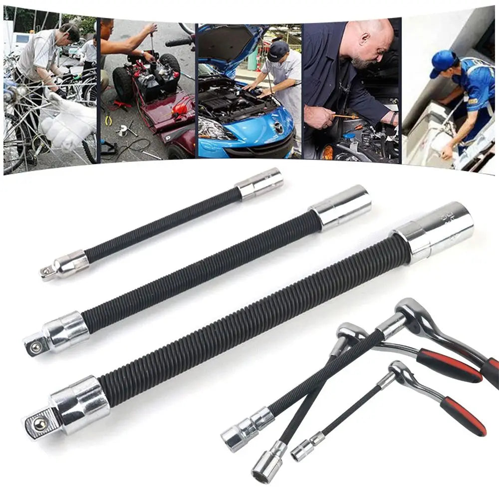 Flexible Drive Socket Extension Bar – 1/4, 3/8 & 1/2 Inch Socket Extension Bar HIP