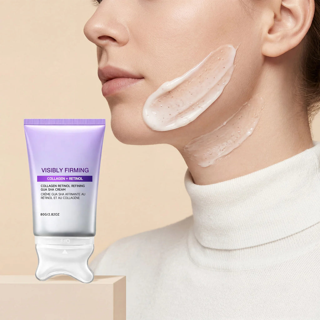 Collagen Retinol Gua Sha Firming Cream 80g – V-Line Lift Firming Face Cream HIP