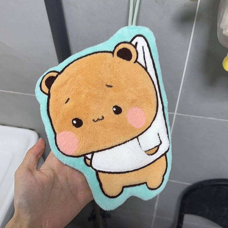 Panda Bubu & Dudu Cartoon Hand Towel – Absorbent & Quick-Dry Cartoon Kitchen Towel HIP