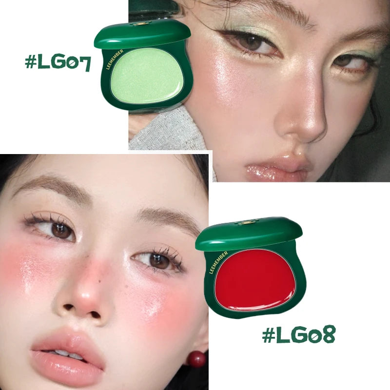 LEEMEMBER Watery Glow Cream Blush & Highlighter Bear Shape Cream Blush Highlighter HIP