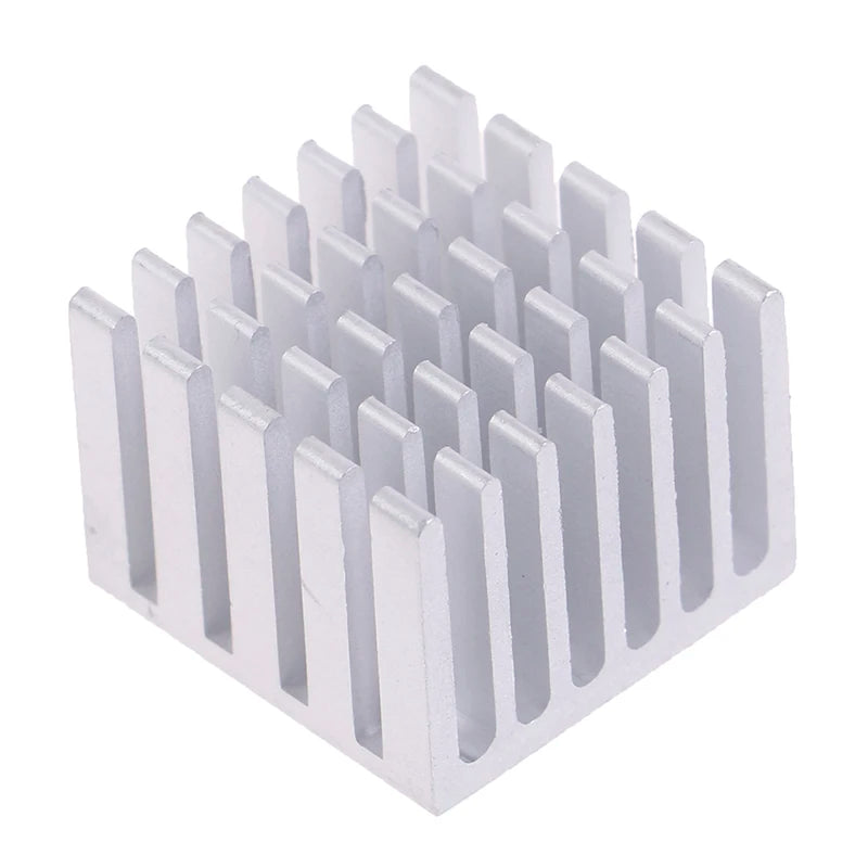 5-Pack Aluminum CPU GPU IC Chip Heatsink – 20x20x15mm DIY CPU GPU Heatsink HIP One Size