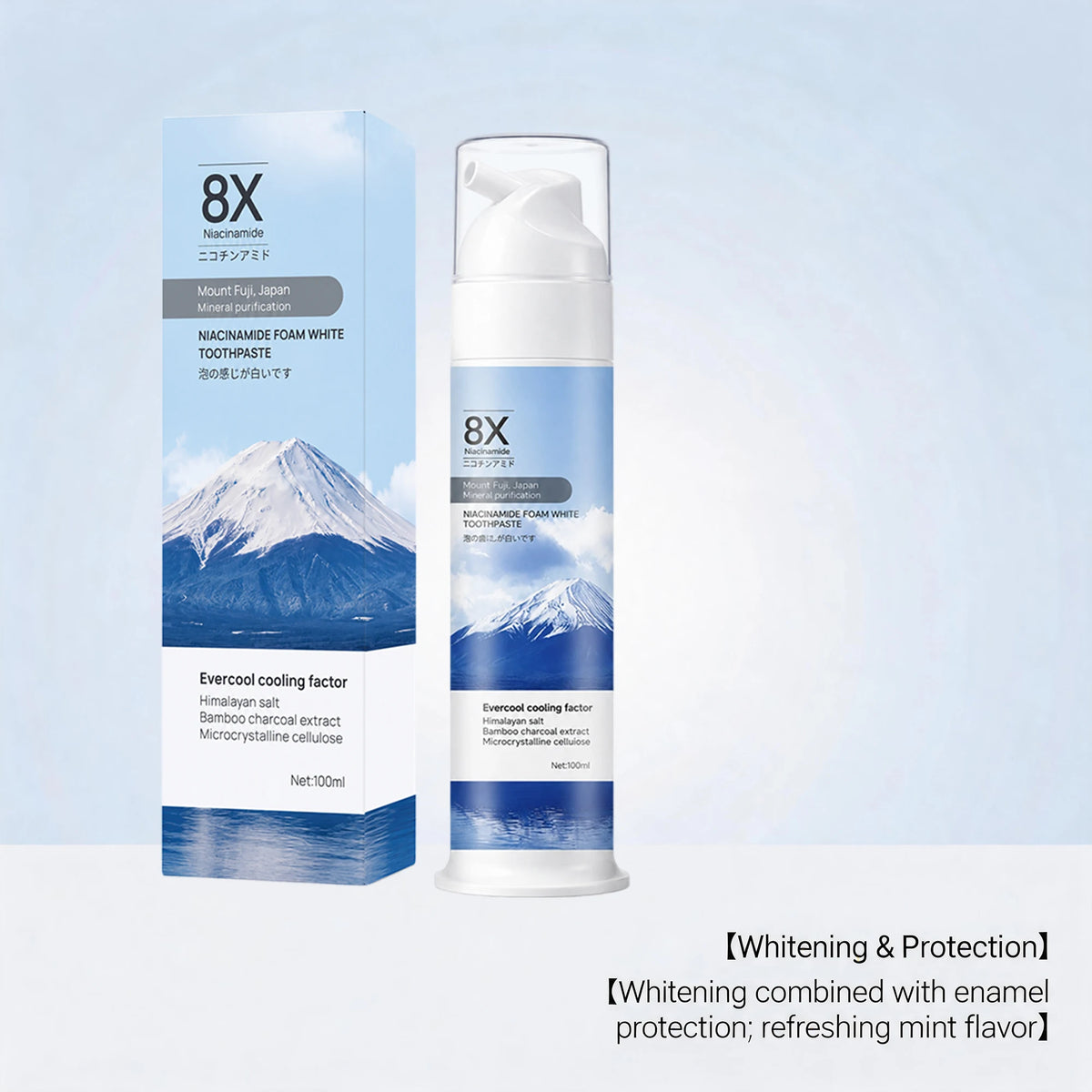 Niacinamide Toothpaste – Stain Remover & Enamel Protection Whitening Toothpaste HIP