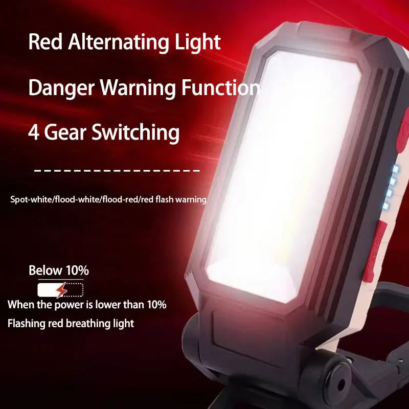 ESMARTER COB LED Magnetic Work Light – Camping Lantern & Flashlight LED Work Lantern HIP