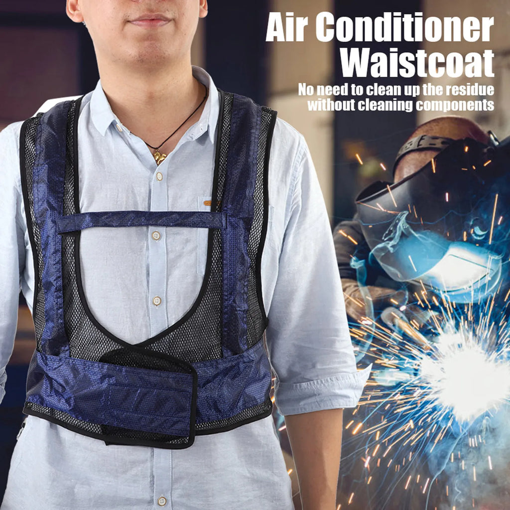 Welding Steel Cooling Vest Air Compressed Cooling Vest Welding Steel Air Compressed Cooling Vest Air Conditioner Waistcoat HIP