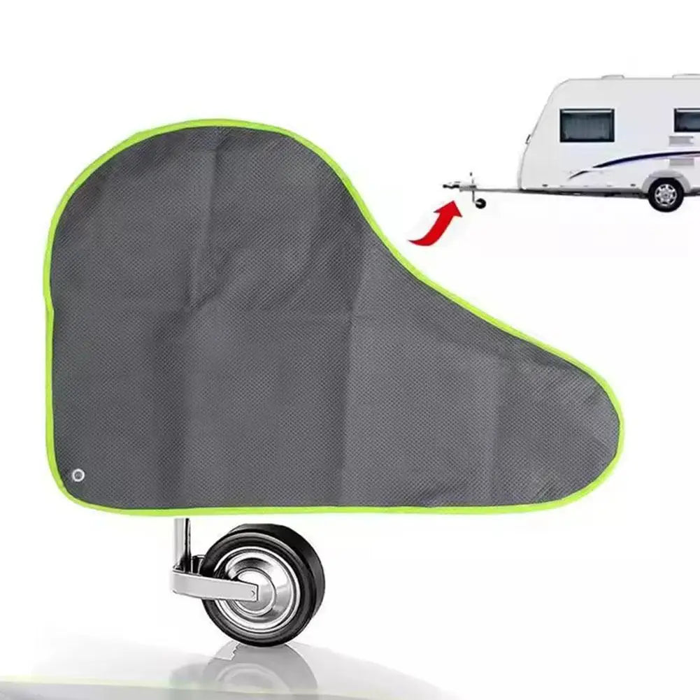 Universal Caravans Trailer Towing Hitch Cover Waterproof Dustproof CamperCoupling Lock Tongue Cover Breathable Protector HIP