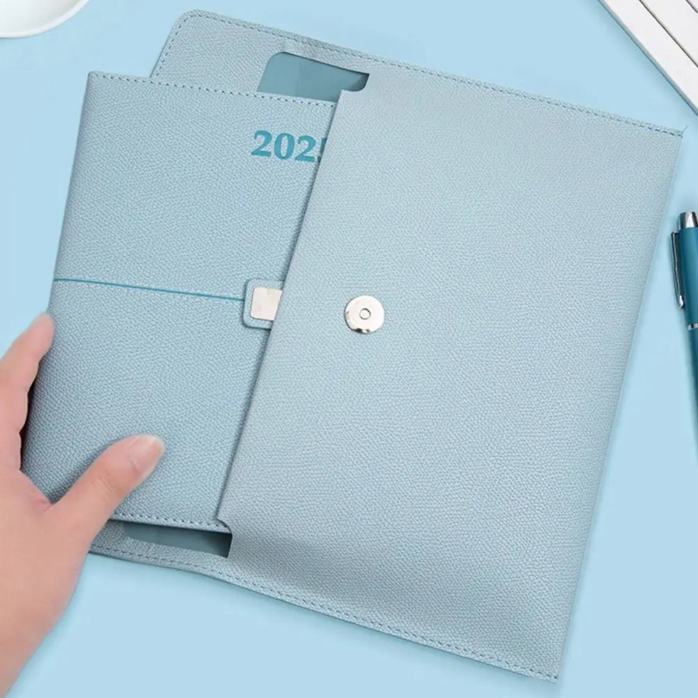 A4/A5 PU Leather Document Folder – Large Capacity Briefcase Leather Document Folder HIP