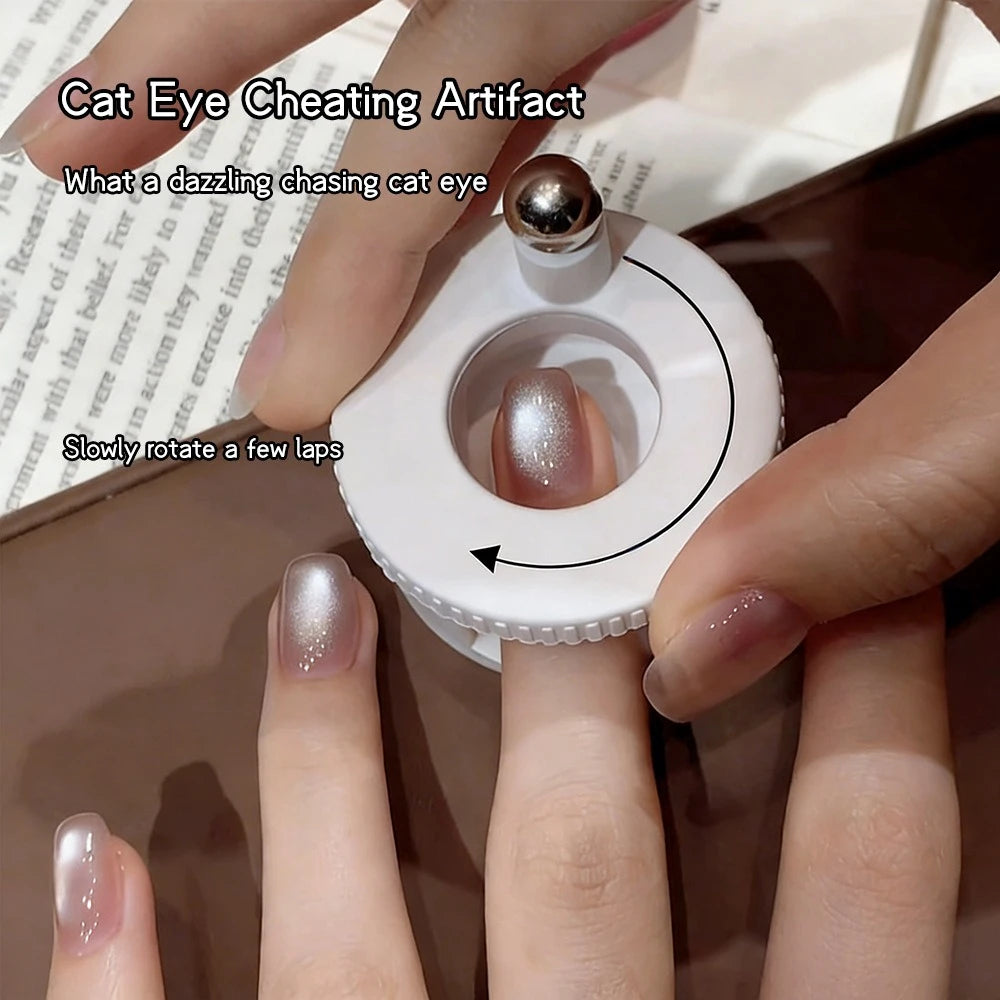 Automatic Rotating Nail Art bead Suction Device For Beginner Cat Eye Nails Magnetic With Super Strong Magnets and Wide Beam Kit HIP