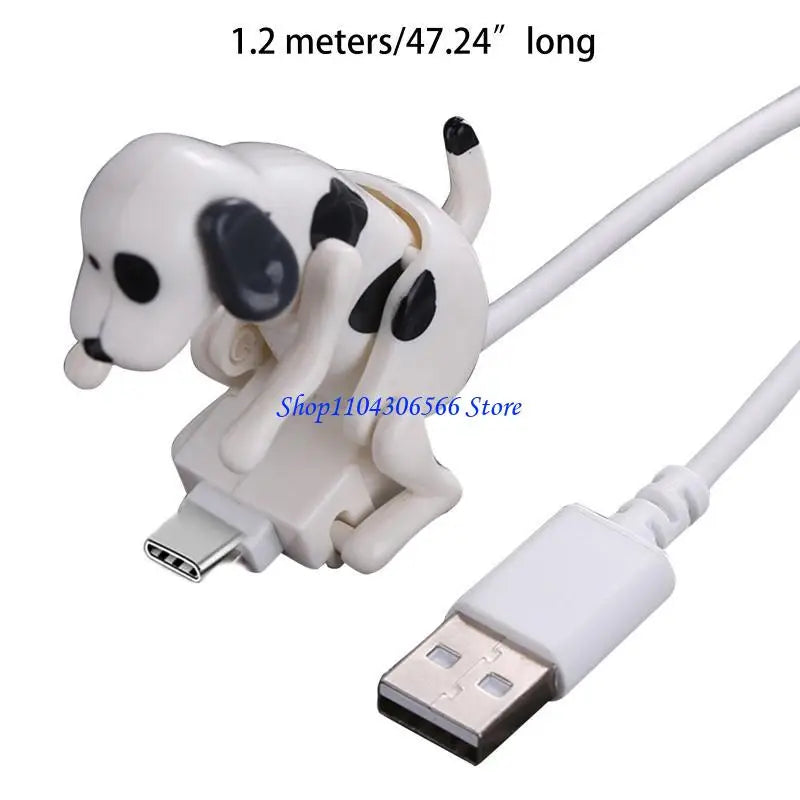 Funny Dog USB-C Fast Charging Cable – Animated & Novelty Novelty Charging Cable HIP