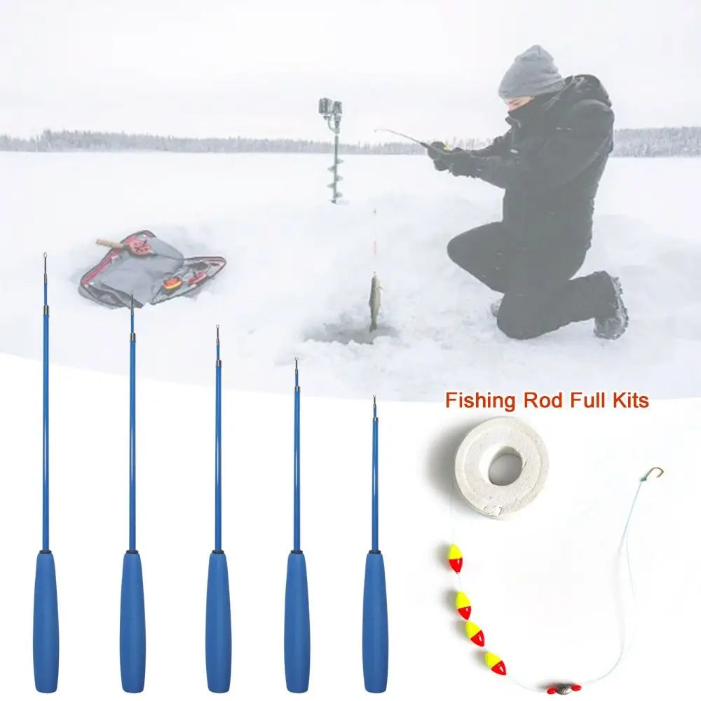 Telescopic Fishing Rod Kit – Glass Fibre Combo 0.7–2.1m Telescopic Fishing Rod HIP