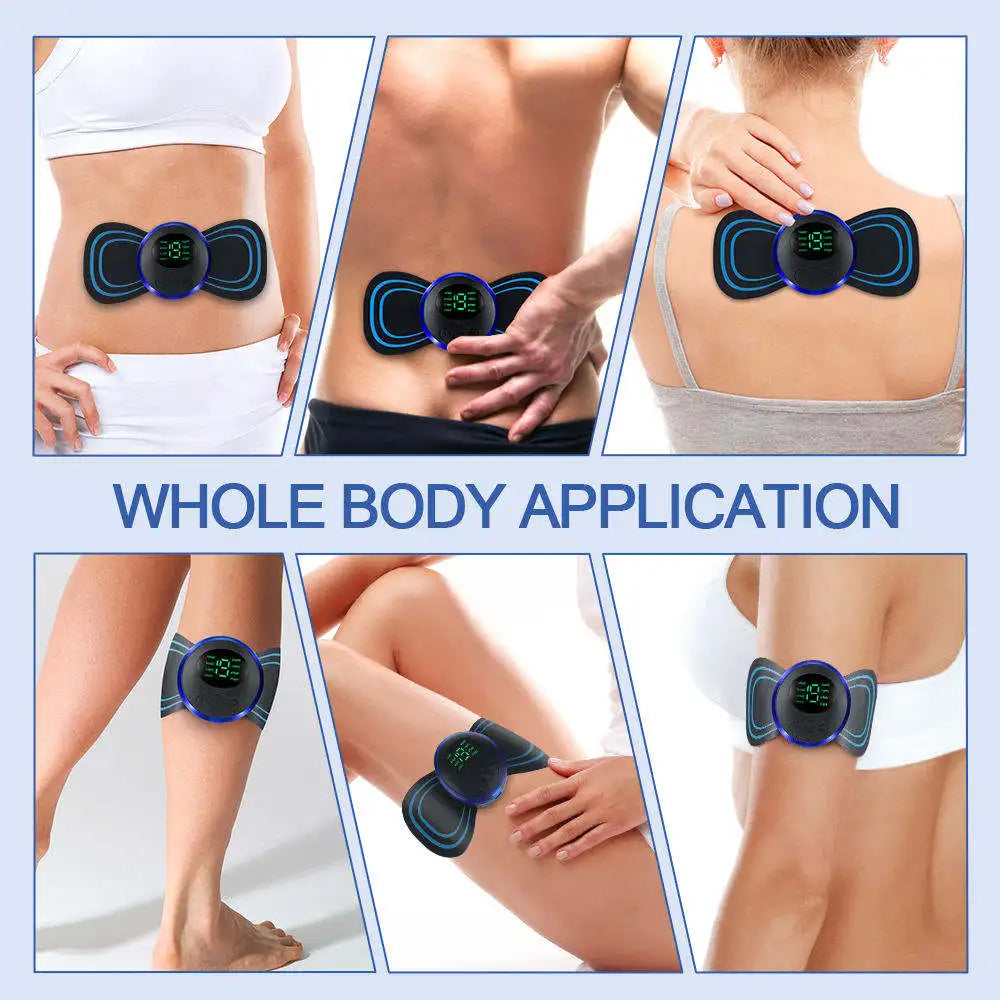 CAMMUO EMS Neck & Body Massager – 8 Modes, 19 Levels EMS Neck Massager HIP