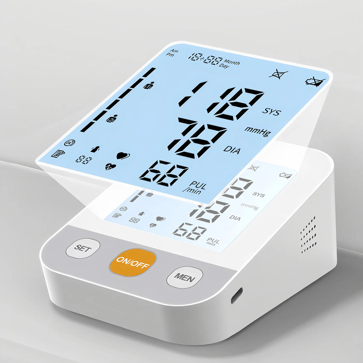 Fireurus Digital Arm Blood Pressure Monitor | Voice & Backlight Blood Pressure Monitor HIP