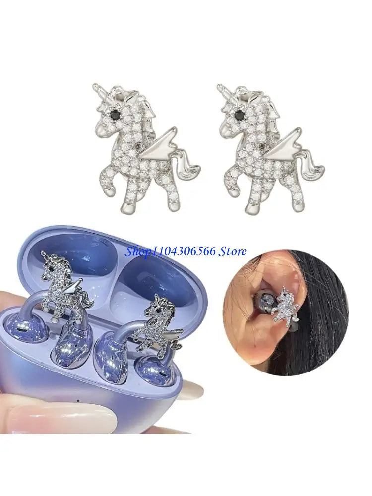 FreeClip Earphone Jewelry Clip-On Decor – Alloy & Zirconia Earphone Jewelry Clip HIP CN
