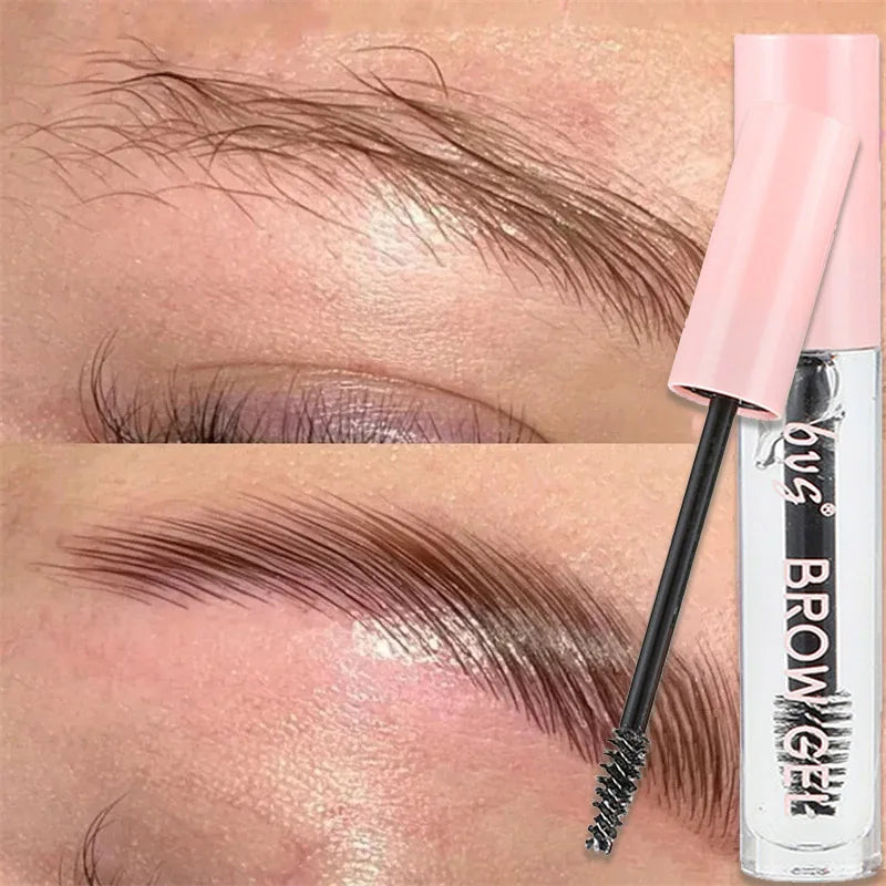 Waterproof Transparent Gel Eyebrow Styling Cream Long Lasting Fixing Brow Soap Makeup Clear Liquid Eyebrow Sealed Layer Cosmetic HIP